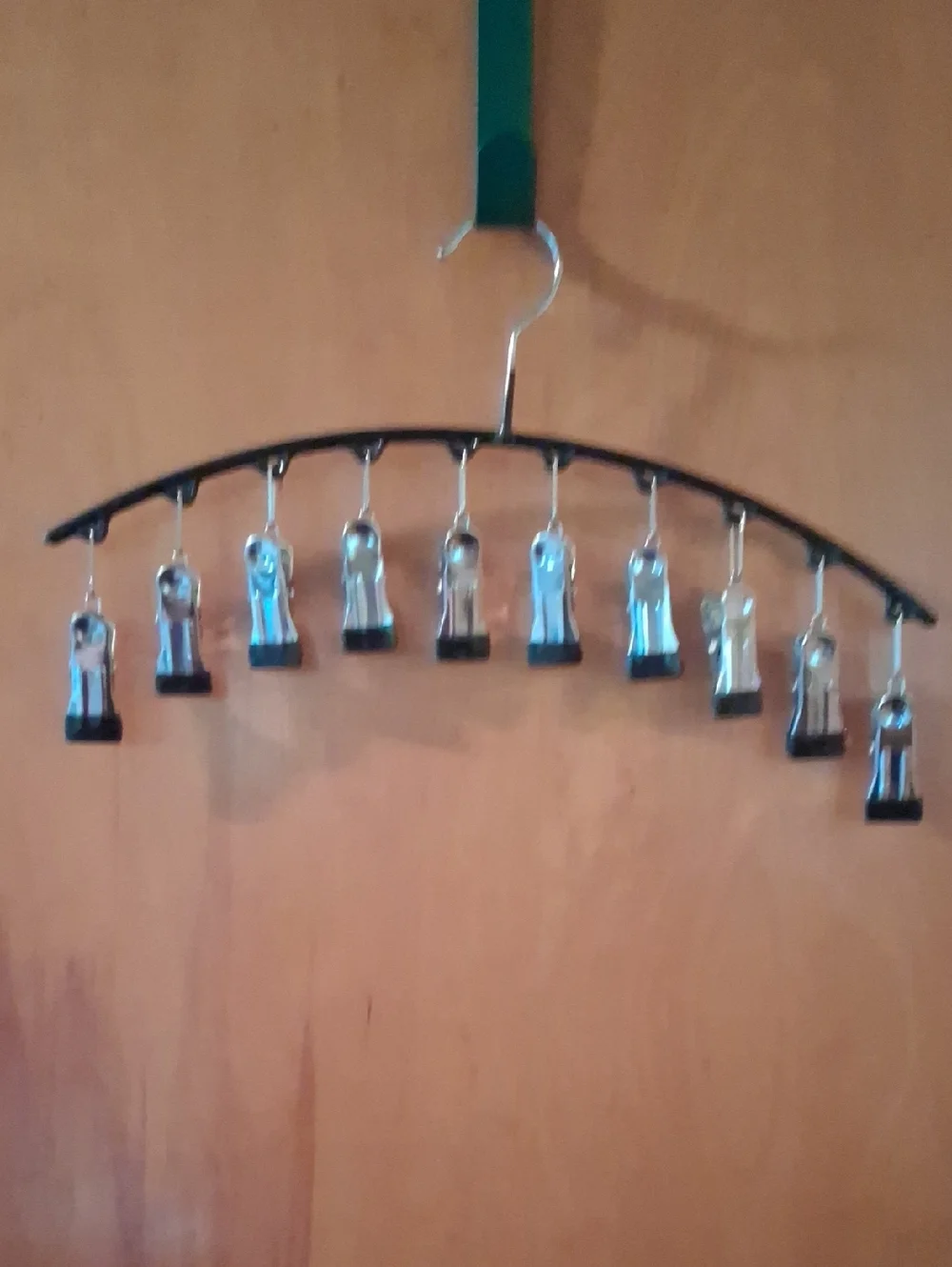 Multi-Clip Lingerie/Accessory Hanger